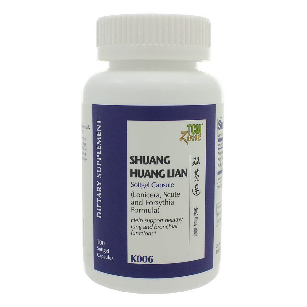 Tcm Zone Shuang Huang Lian Softgel Capsules, 100 Ea